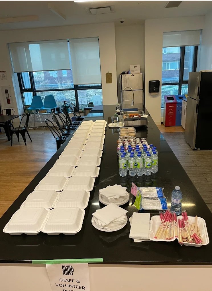 Prepared Zoraiz Foods catering setup